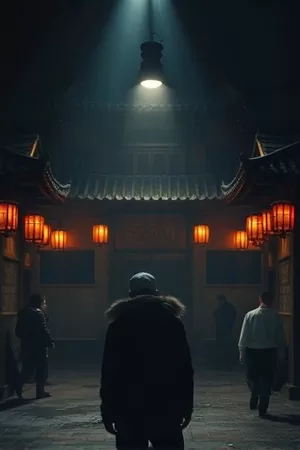 第十三级台阶犯罪悬疑封面，老旧楼梯间光影
